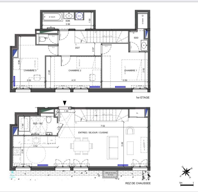 triplex 4 pièces en vente sur FONTENAY SOUS BOIS (94120)